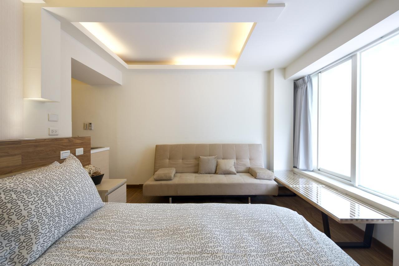 Linsen Loft Lejlighedshotel Taipei Eksteriør billede